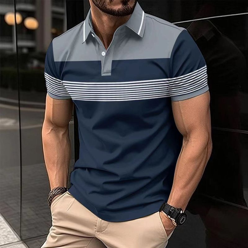 Neues Business-All-Match-Poloshirt mit Digitaldruck für Herren mit Reversknopf_voghion.com