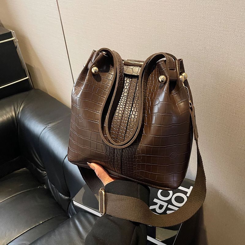 Advanced Crocodile Pattern Handbag for Women 2024 New Texture Single Shoulder Trendy Fashion Versatile Crossbody Bag_voghion.com