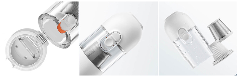 Original XIAOMI MIJIA Portable Handheld For Home Car Mini Wireless Dust Catcher Collector 13000PA Cyclone Suction_voghion.com