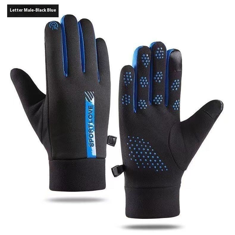 Gants pour hommes, résistants au froid, imperméables, antidérapants, sports d'hiver, équitation chaude pour femmes, écran tactile extérieur avec_voghion.com