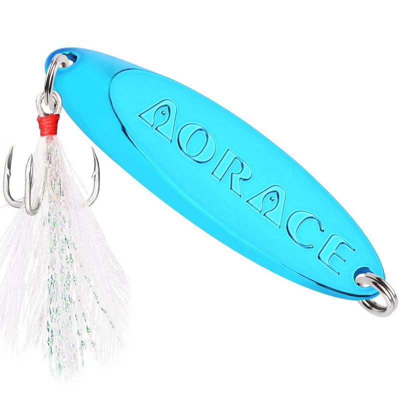 Nuova esca in metallo per acqua dolce con amo triplo esca bionica con paillettes inclinate e lancio lungo_voghion.com