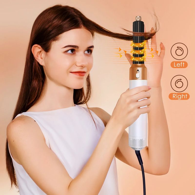 Nieuwe 5 in 1 krultang stijltang met borstel föhn voor droger haar multi styler 2024 beste populair_voghion.com