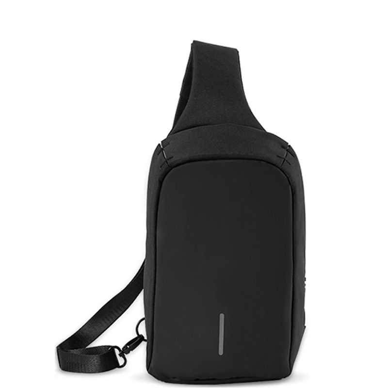 Borsa a tracolla in tela multifunzionale antifurto casual da uomo, a spalla singola, 2020_voghion.com