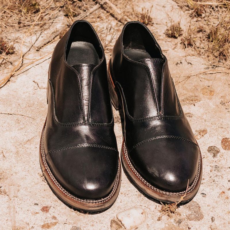 Scarpe casual da uomo in pelle con tacco basso e testa tonda, di qualità imbattibile, 2025_voghion.com