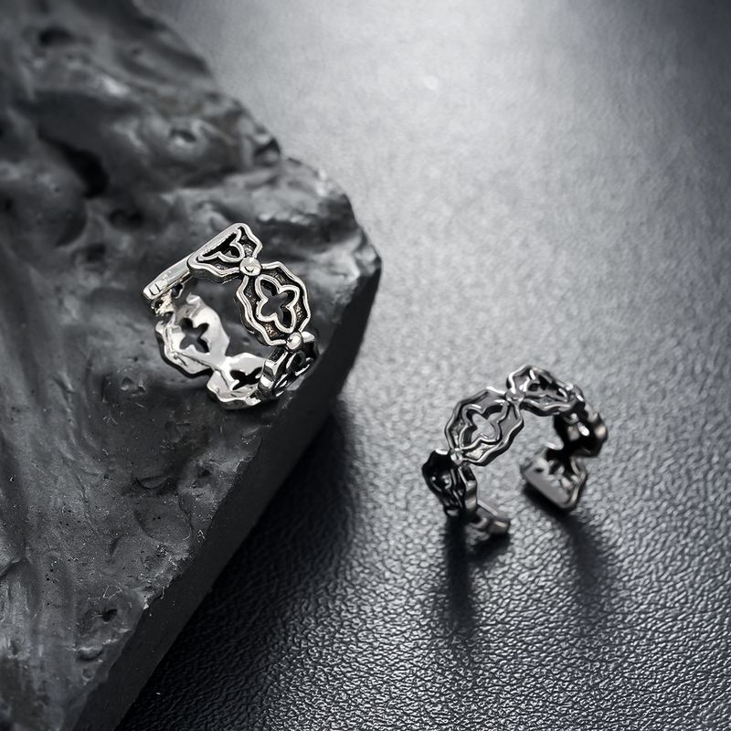 Orecchini a clip a forma di croce cava per uomo, eleganti e alla moda, orecchini a clip per donna senza piercing, orecchini di alta qualità_voghion.com