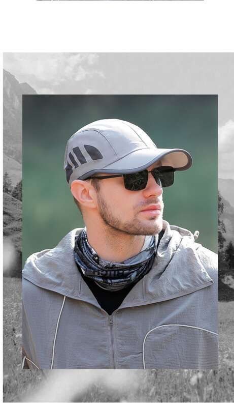 【 Leichtgewichtig 】 Herren Frühling und Sommer Dünne Entenzunge Schnelltrocknend Atmungsaktiv Baseball Freizeit Outdoor Sonnenschutz_voghion.com