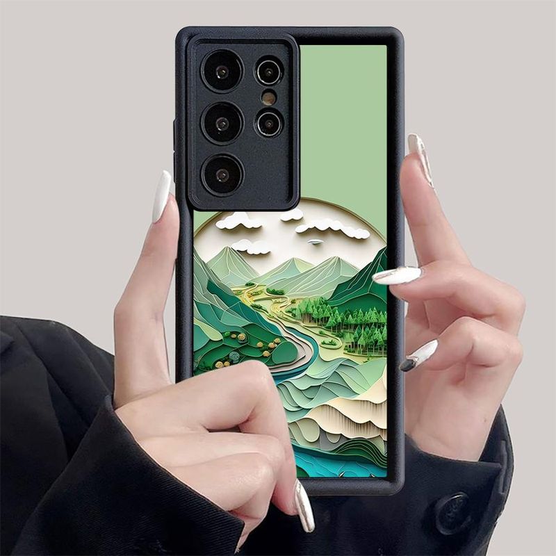 Telefon Fall Für Samsung Galaxy S25 Ultra S24 S22 Plus S23Ultra S20 FE S21 Stoßfest Abdeckung Funda Sommer Sky Suspension_voghion.com