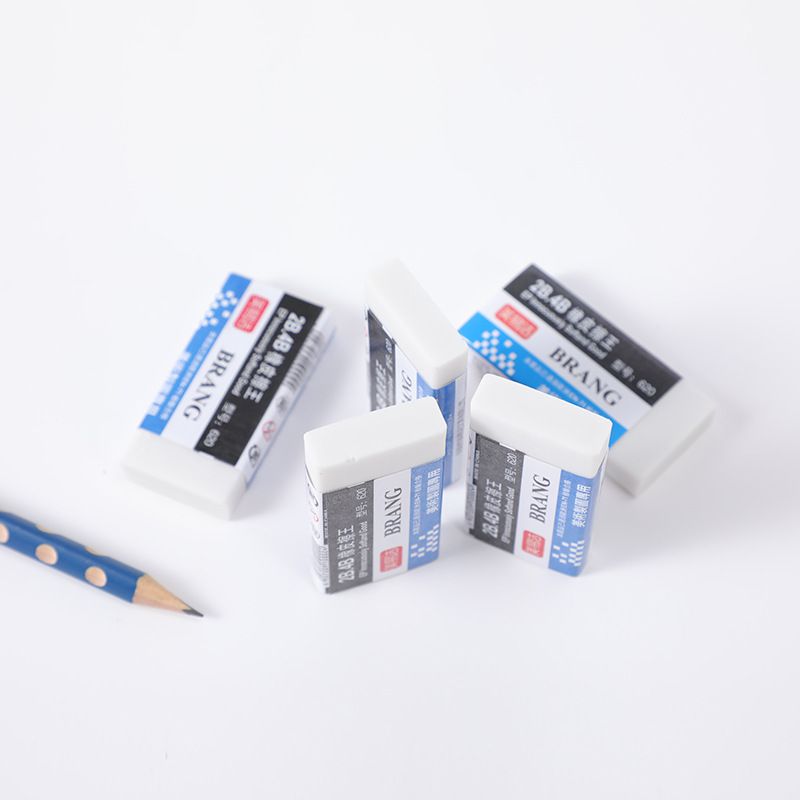 Gomme professionnelle pour artistes – Gomme blanche en PVC souple pour croquis, examens et bureau, sans bavures et douce pour le papier (petite ER627 / grande taille King Size)_voghion.com