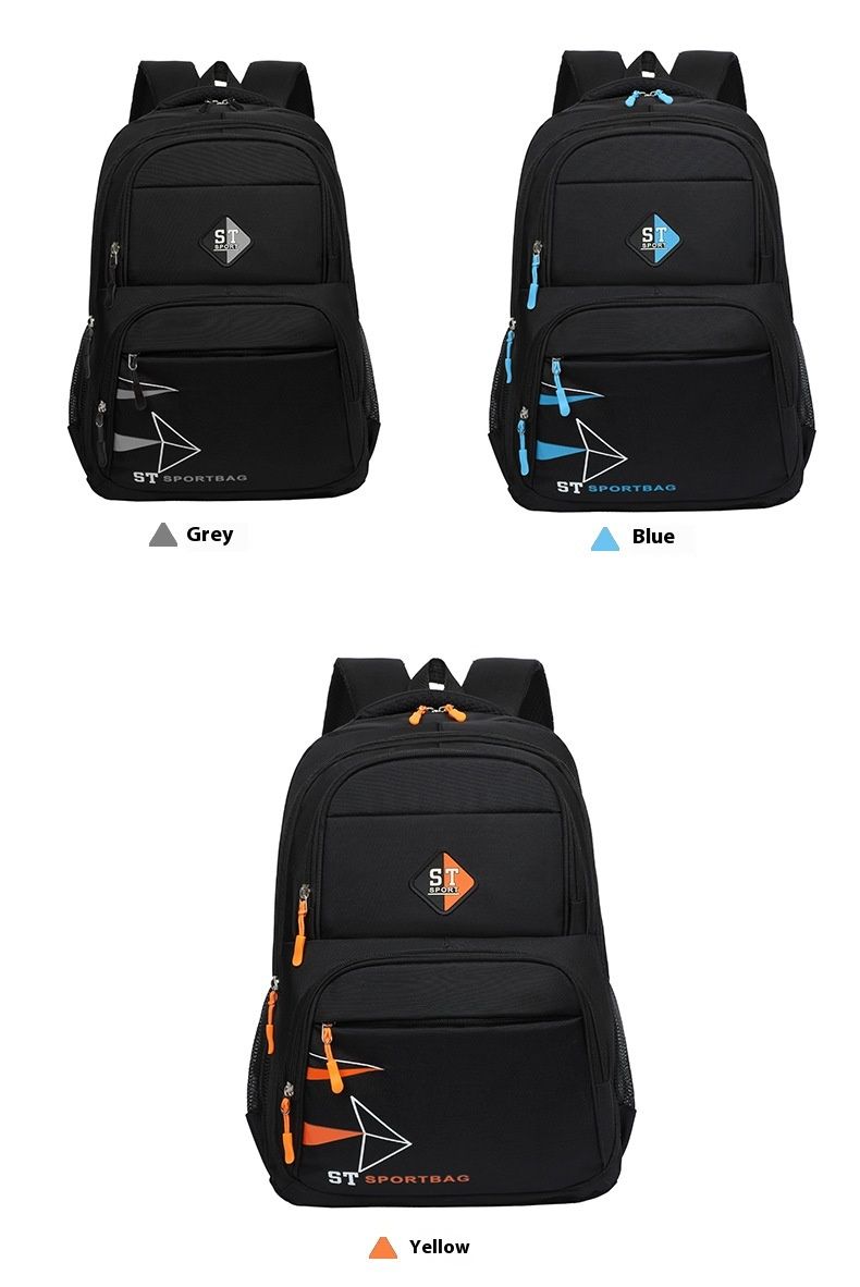 Fashionable letter printed sports made of PVC material, high school student backpack, large capacity, load reducing_voghion.com