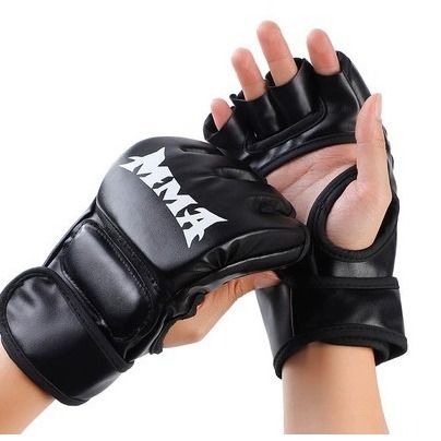 Halbfinger-Boxhandschuhe für Sanda, Muay Thai, Kampfsport, Unisex, Erwachsene, trendig_voghion.com