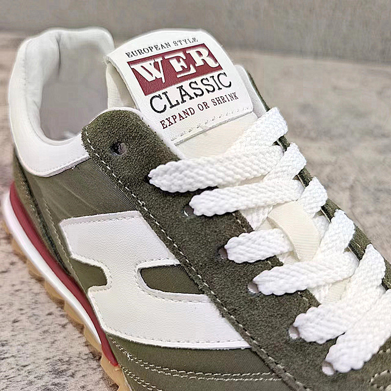 Sports Shoes Men's 2023 New Breathable Leather With Ice Silk Cloth Soft Bottom German Training Casual Trend All-Match Forrest Gump_voghion.com