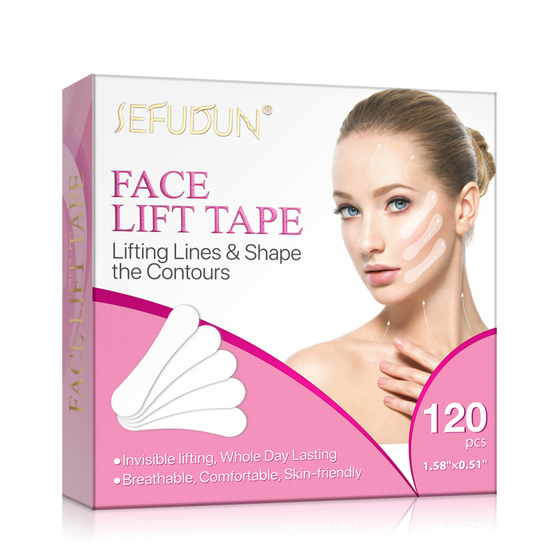 SEFUDUN Ansigtsmaske med V-formet ansigtslapp og dobbelthage, slankende ansigtsmaske, løftende mastiff, 120 stk. 2024_voghion.com