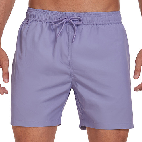 Maiô masculino com cós elástico e shorts forrados em malha, bolsos para maiô de secagem rápida, shorts de praia_voghion.com