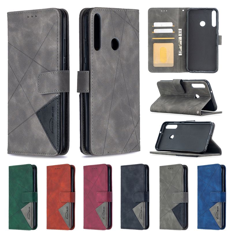 Custodia in pelle con fibbia magnetica per portafoglio aziendale per Huawei P40 Lite E, custodia protettiva antiurto_voghion.com