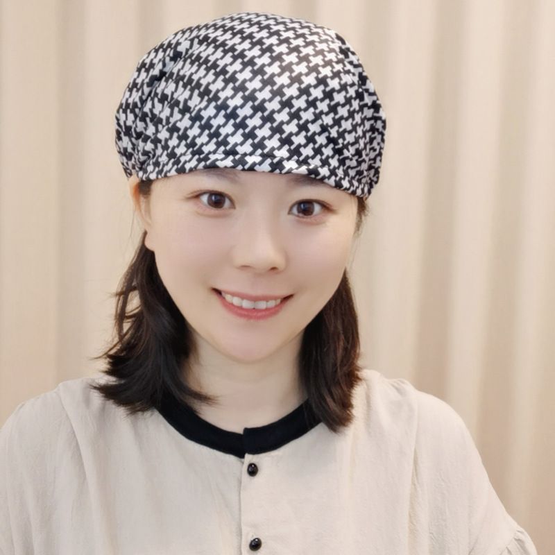 Ice Silk Thin Surgical Cap For Men Women, Nurse Doctor Cap, Medium And Short Hair Turban, Chemotherapy Printed_voghion.com