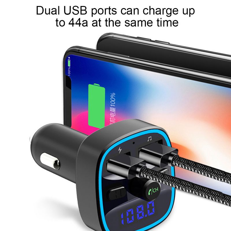 Yuanmheng T25 Dual USB Ports Smart Auto Bluetooth 5,0 MP3 Musik Player Freisprechen_voghion.com