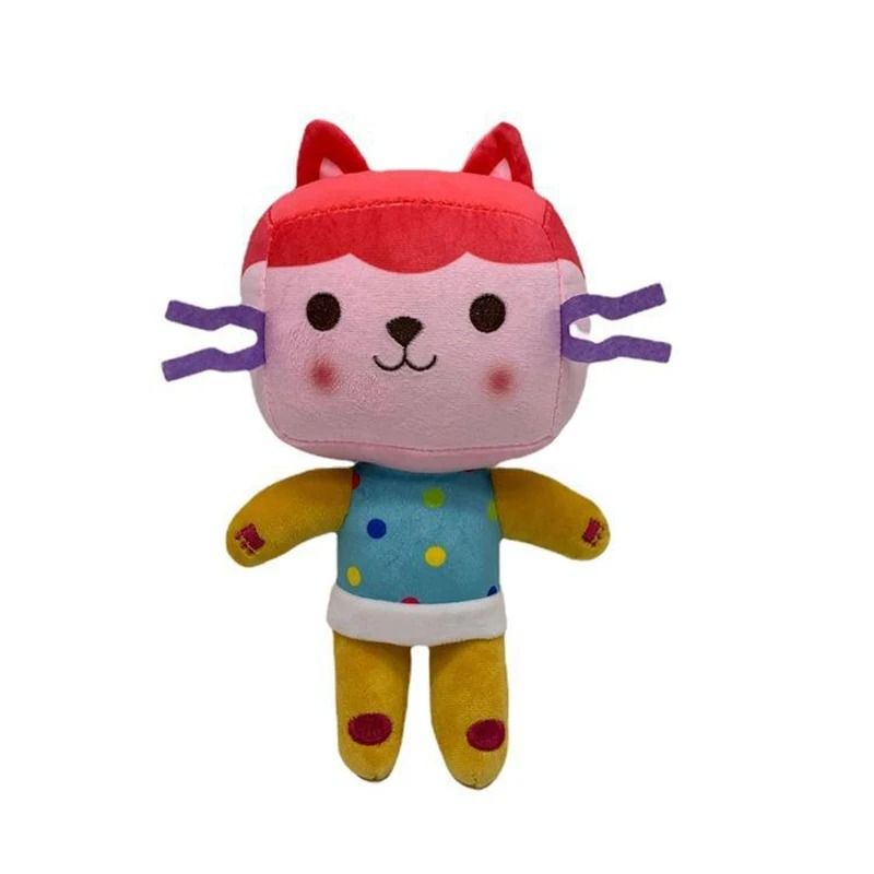 Gabby leļļu namiņš Plīša rotaļlietas Kawaii Mercat Jauki pildīti dzīvnieki Nāra Kaķis Leļļu namiņš Plīša lelles Bērnu dzimšanas dienas Ziemassvētku dāvanas_voghion.com