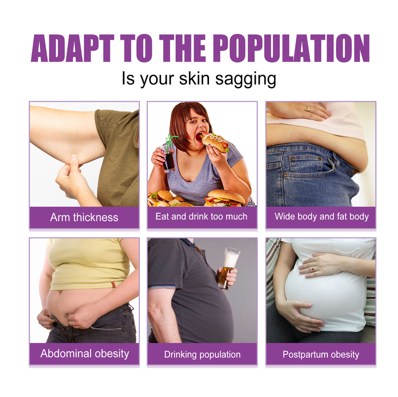 Straffendes, schönes Körpergel, Shaping Curve Body Shrinking, straffende Haut, Oberschenkel, Arm, Fleisch, Formungscreme_voghion.com