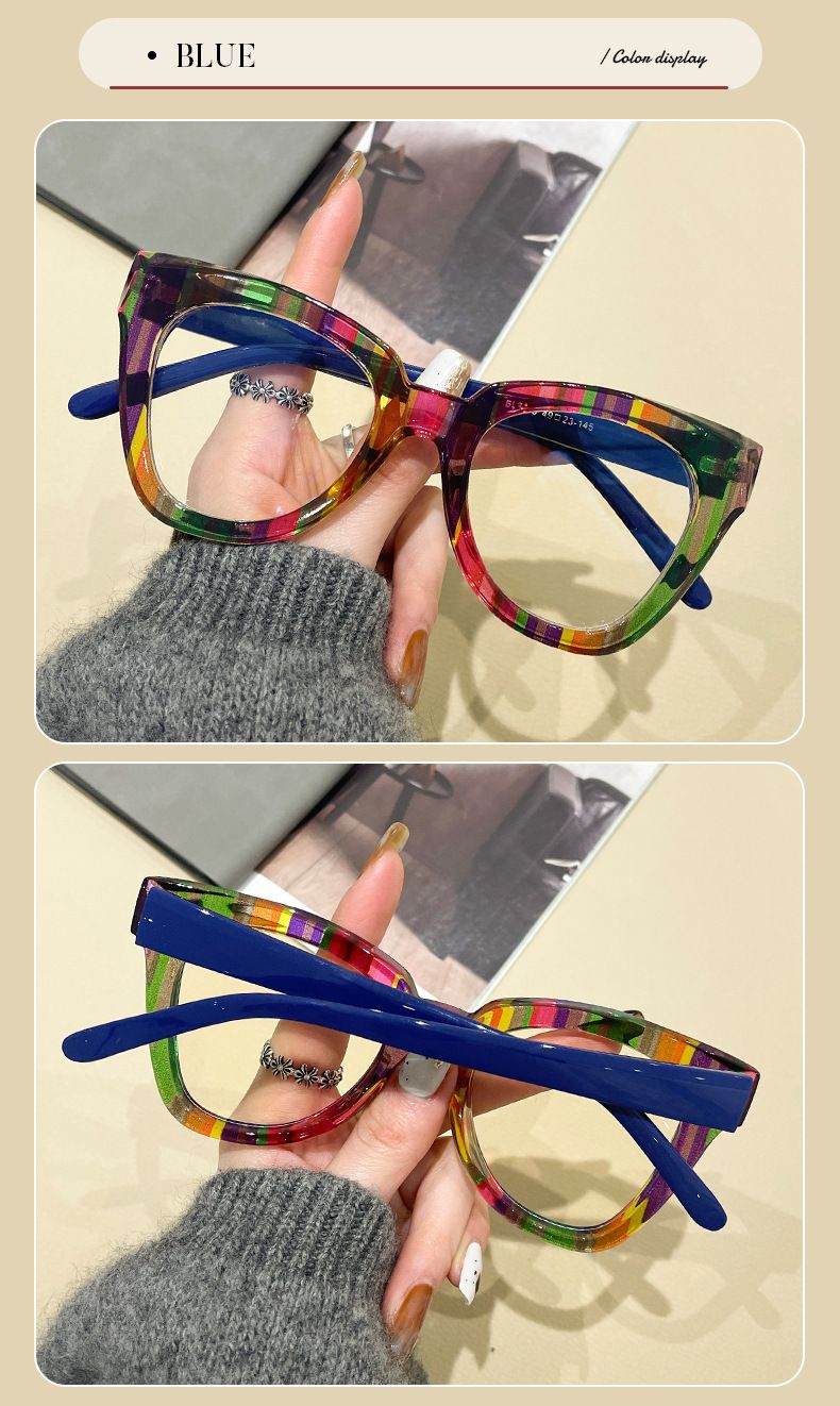 Nuovi occhiali da vista alla moda trasparenti anti-luce blu, semplici, senza trucco, a forma di occhio di gatto_voghion.com
