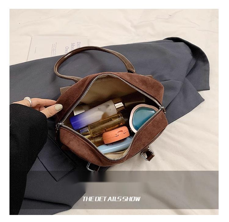 FOUR ONE Hierscht- a Wanternisch fir Fraen, Pendeltaschen mat enger Schëller, modesch Boston-Taschen fir d'Hand_voghion.com