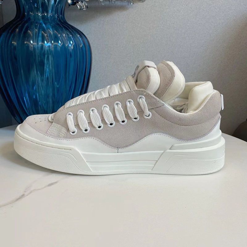 Scarpe da uomo versatili, sportive e per il tempo libero, da uomo, 2024, nuove D Home, con lacci, bianche, con blocchi di colore, alla moda_voghion.com