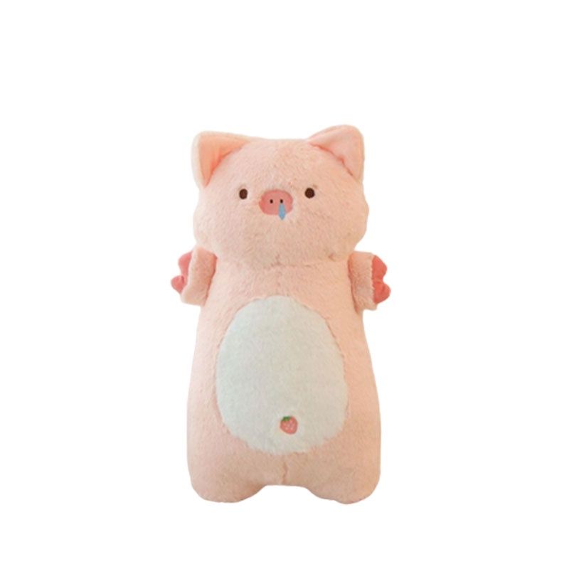 Peluche simpatico gatto siamese blu arancione mucca e maialino moccioso stili disponibili_voghion.com