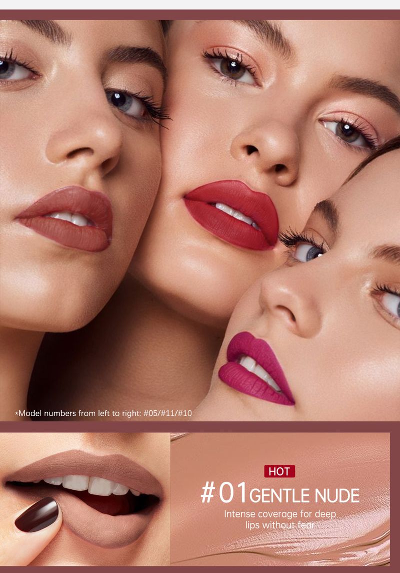 12 Colors Matte Liquid Lipstick Set - Waterproof, Long-Lasting, Non-Sticky Lip Gloss Kit (12 Shades Gift Box)_voghion.com