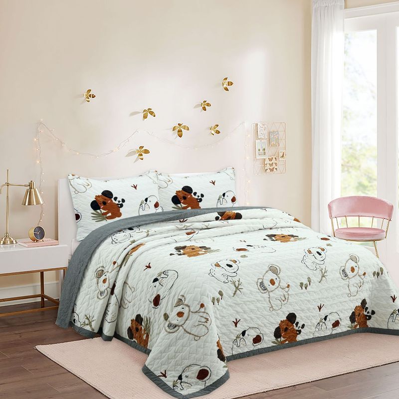 Douyin transmissão ao vivo fio tingido algodão puro capa de cama três peças conjunto inverno dupla face bebê lã lençol conjunto de cama fabricante_voghion.com