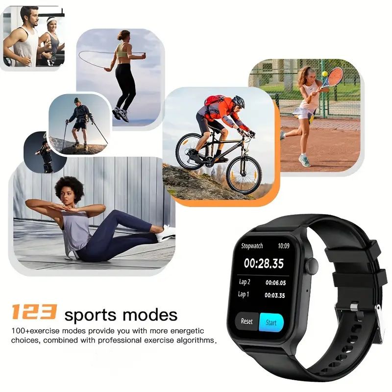 Exklusive grenzüberschreitende Z145 Smartwatch, 1,83 Zoll, Sport, Bluetooth, Anrufe, ultradünn, wasserdicht, intelligente Überwachung_voghion.com
