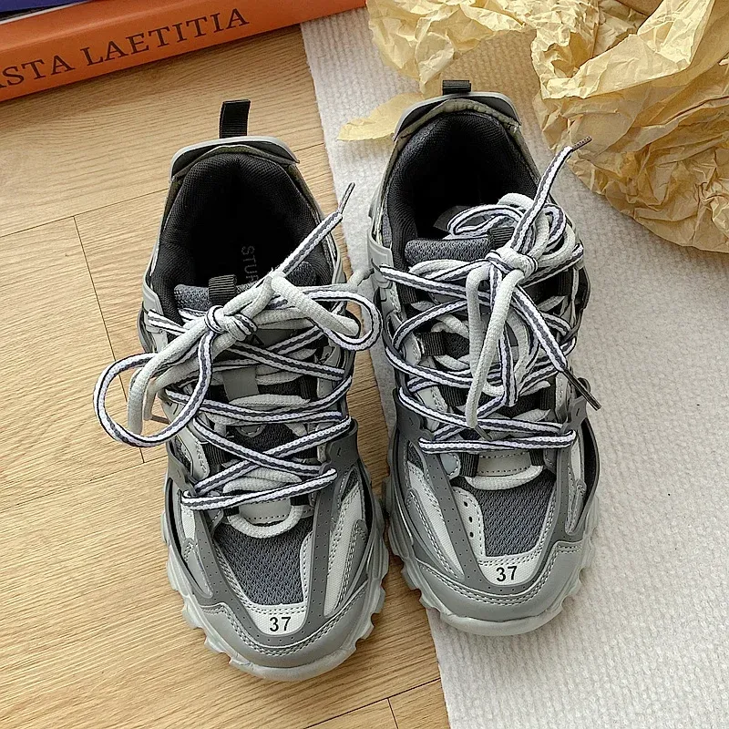 Markendesign für Männer Mode Neue klobige Turnschuhe für Männer Männlich Weiblich Papa Trendy Mädchen Jungen Casual Sportschuhe_voghion.com