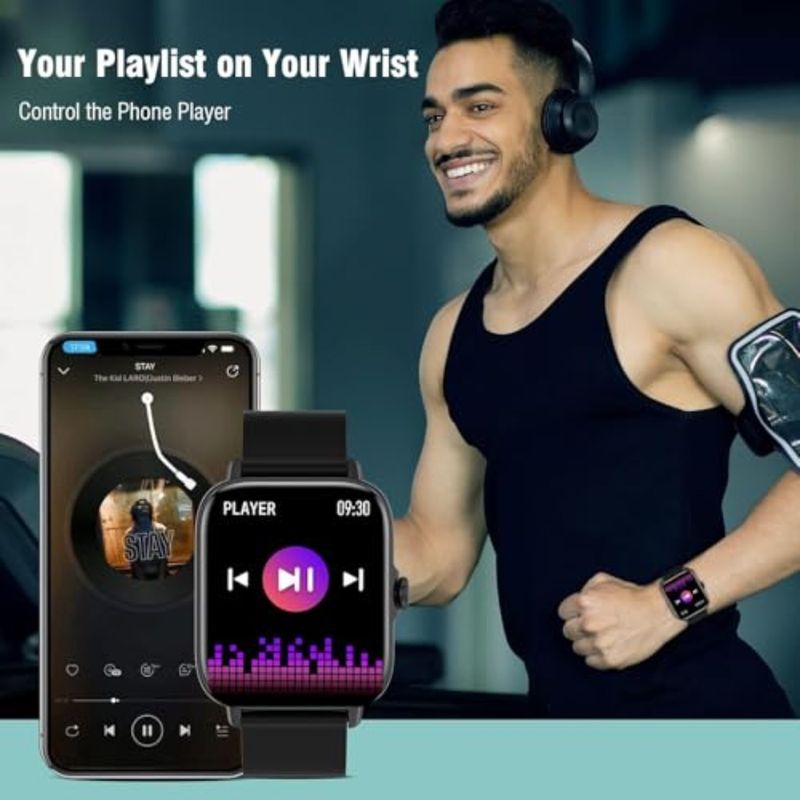 Smart Watch For Men Women Answer Make Call 1.9 Full Touch Screen Smartwatch IOS Android Compatible Fitness Tracker Watch With H_voghion.com