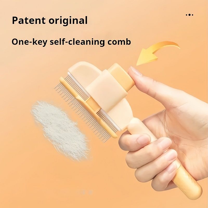 Pettine di plastica per rimuovere il pelo di cani e gatti di PawParty Store_voghion.com