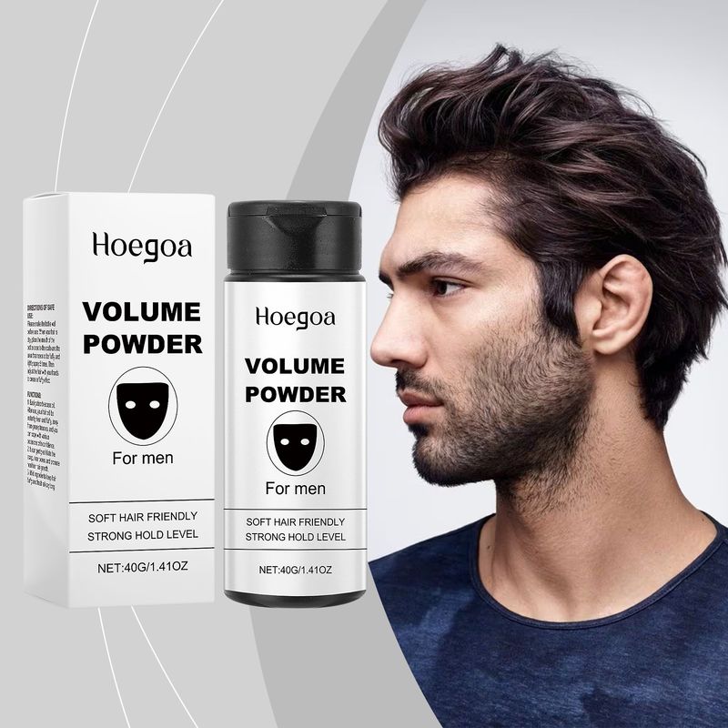 HOEGOA Volumengebendes, sanfte Inhaltsstoffe, No-Wash, flauschiges, frisches, erfrischendes Haarpuder_voghion.com