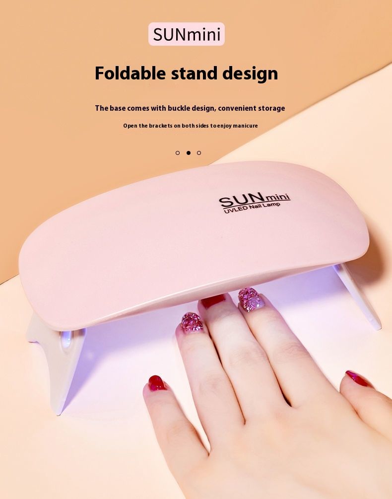 Fashionabla snabbtorkande bärbar fototerapi handhållen UV-mus l mini LED-spiklampa bakmaskinutrustning_voghion.com