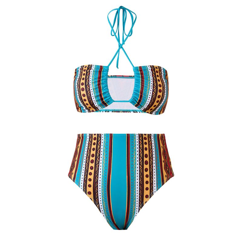 Odzież damska Split Women's Swimsuit Vacation Bikini Swimsuit_voghion.com