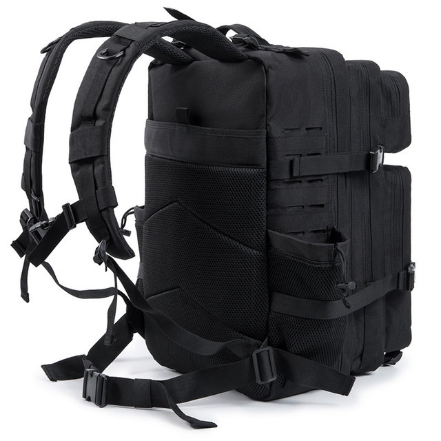 QT&QY 50L Military Tactical Backpack Army Bag Hunting MOLLE Backpack GYM For Men EDC Outdoor Hiking Rucksack Witch Bottle Holder_voghion.com