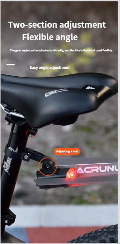 ACRUNU Fahrrad Mit Licht Kotflügel Berg Erweiterte Quick Release Schlamm Fliesen Rennrad Radfahren Zubehör Ausrüstung_voghion.com