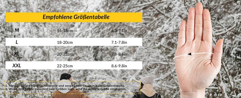 ROCKBROS Beheizbare Handschuhe Winter Warm Beheizte Motorradhandschuhe Fahrrad_voghion.com