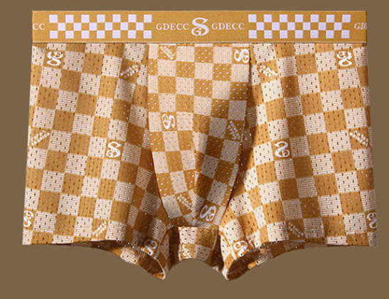 „Ice Silk 4 PACK“ vyriški „Ice Silk“ patogūs kelnaitės, labai ištempti naujovė, juokingi šaunūs apatiniai_voghion.com