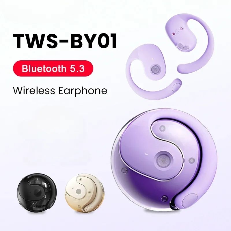 OWS Wireless Headphones Bluetooth Headset Earbuds For Phone_voghion.com