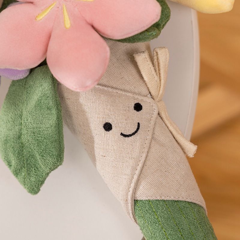 Gefüllte Plüschtiere Puppe Tulpe Narzisse Topf Daisy Bouquet Dekoration Schlafzimmer Mädchen Geschenk Charge_voghion.com
