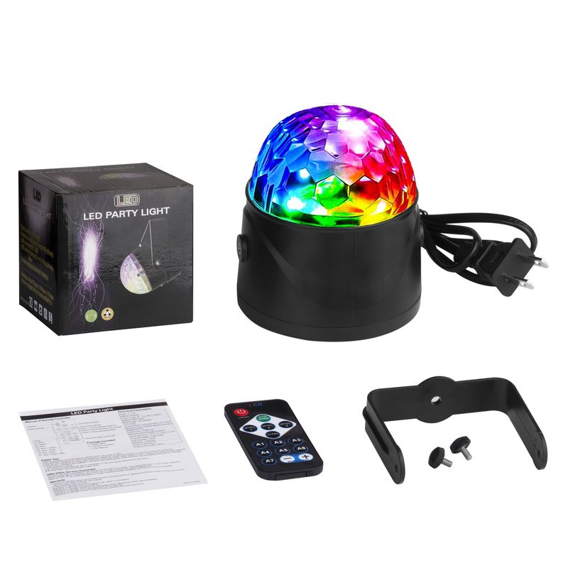 Vánoční osvětlení Dálkové ovládání LED magická koule USB mini křišťálová magická koule světlo barevné rotující pódiové laserové světlo KTV pódiové světlo_voghion.com