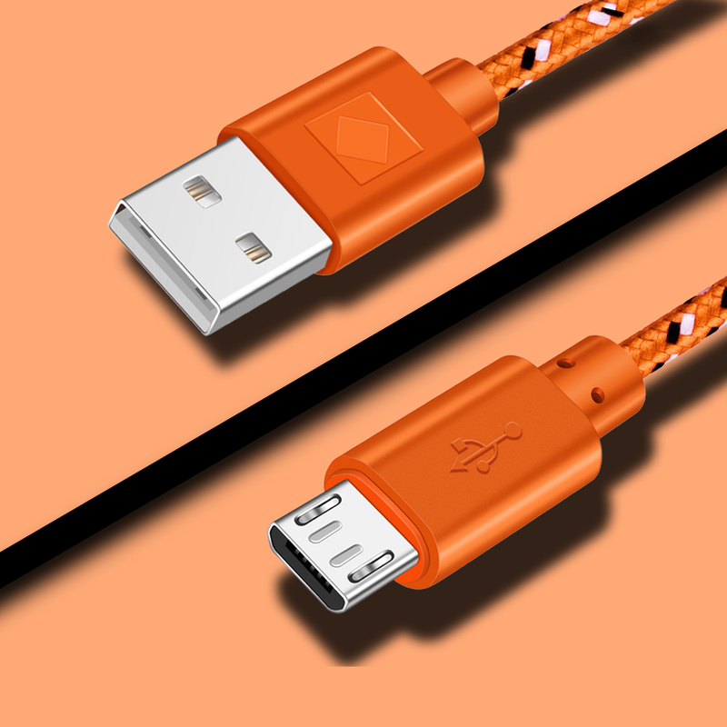 USB Micro cable and Type C cable 3A fast charging suitable for Samsung Xiaomi mobile phone data cable Type-C s -_voghion.com