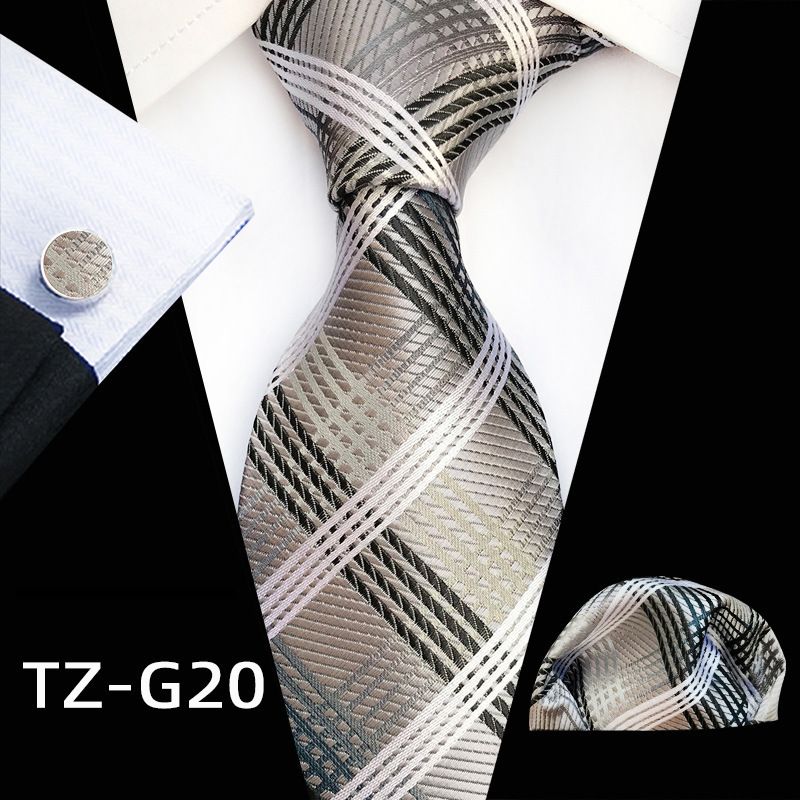 Unisex miesten solmio neliö Taskupyyhe Kalvosinnapit kolmiosainen lankavärjätty jacquard työpukutarvikkeet_voghion.com