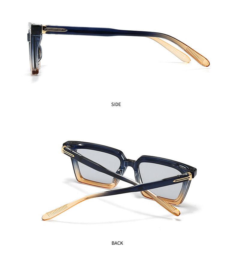 Euroopan ja Amerikan rajat ylittävä trendi Street Shooting Retro Square Rice Staring Art Aurinkolasit Modern Charm INS Aurinkolasit 6093_voghion.com