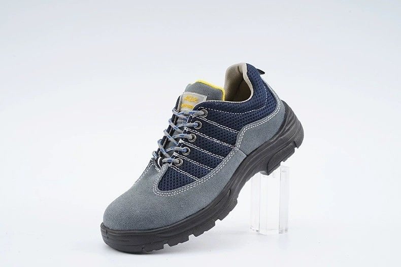 Scarpe protettive di sicurezza per saldatura elettrica leggere estive in pelle bovina traspirante anti-sfondamento e anti-perforazione da uomo_voghion.com