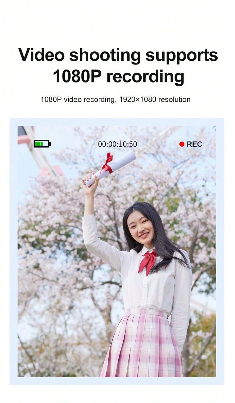 CCD High Definition -digitaalikamera Retro Campus Student Beauty -kamera Videokamera Koti Kannettava Kamera Tallennuselämä_voghion.com