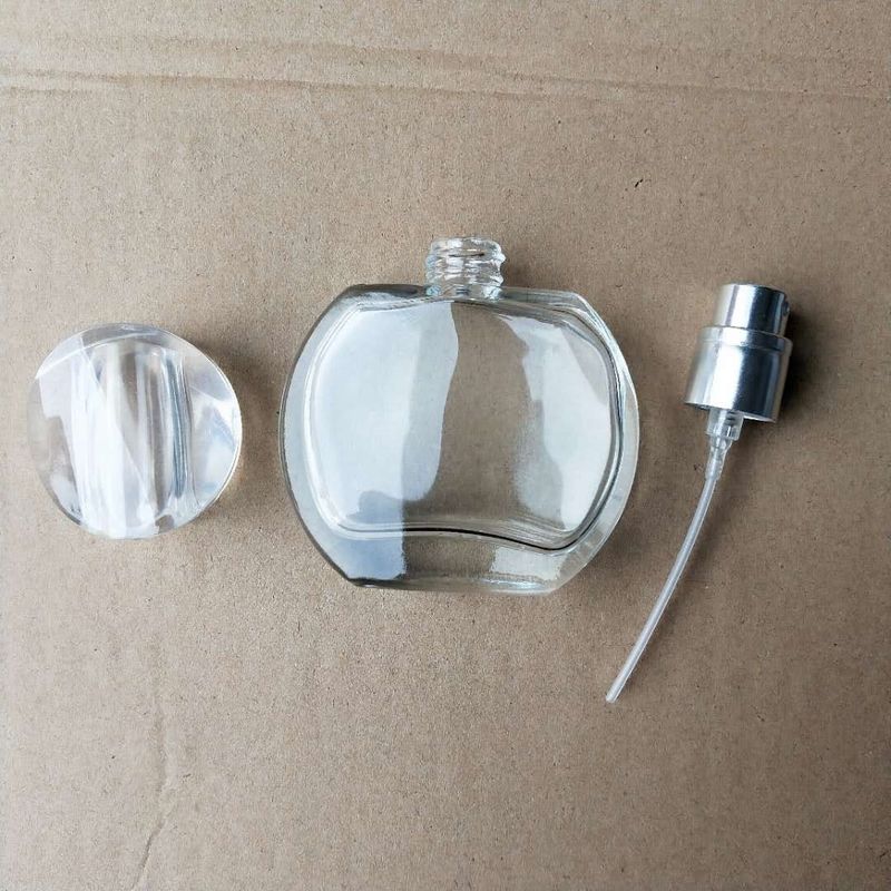 Parfümzubehör 30 ml ovale Parfümflasche aus Glas Sprühflasche Verpackung Kosmetiksprühkopf Leere Flasche Glasflasche_voghion.com