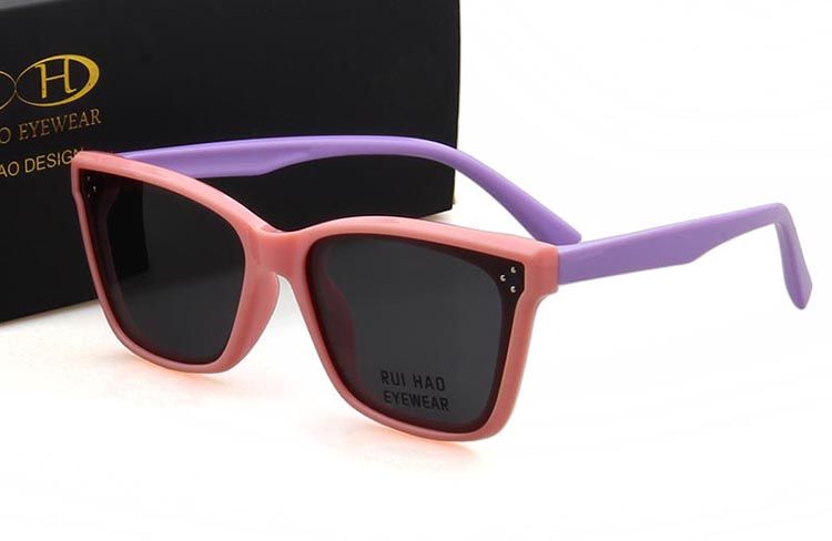 Moda Bambini Occhiali da sole polarizzati Ragazza Ragazzo Occhiali da sole 4 colori Occhiali da vista per il tempo libero Design per esterni 0019_voghion.com