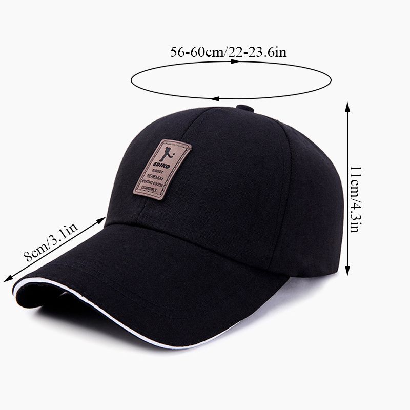 Cappello da camionista estivo in cotone da golf per sport all'aria aperta, per uomo e donna, regolabile, casual, per il tempo libero, tinta unita_voghion.com